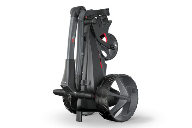 Motocaddy M1 DHC Elektro-Trolley gefaltet