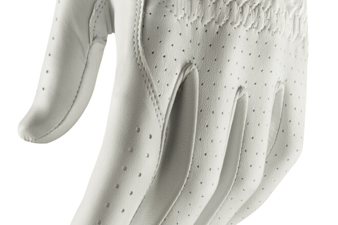 Die Perforation am Tour Handschuh von Mizuno