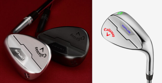 Callaway Opus Wedge in Chrome und Black und einer Custom-Variante