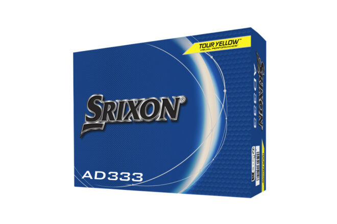 Srixon AD333 Golfball 2024 Dutzend gelb